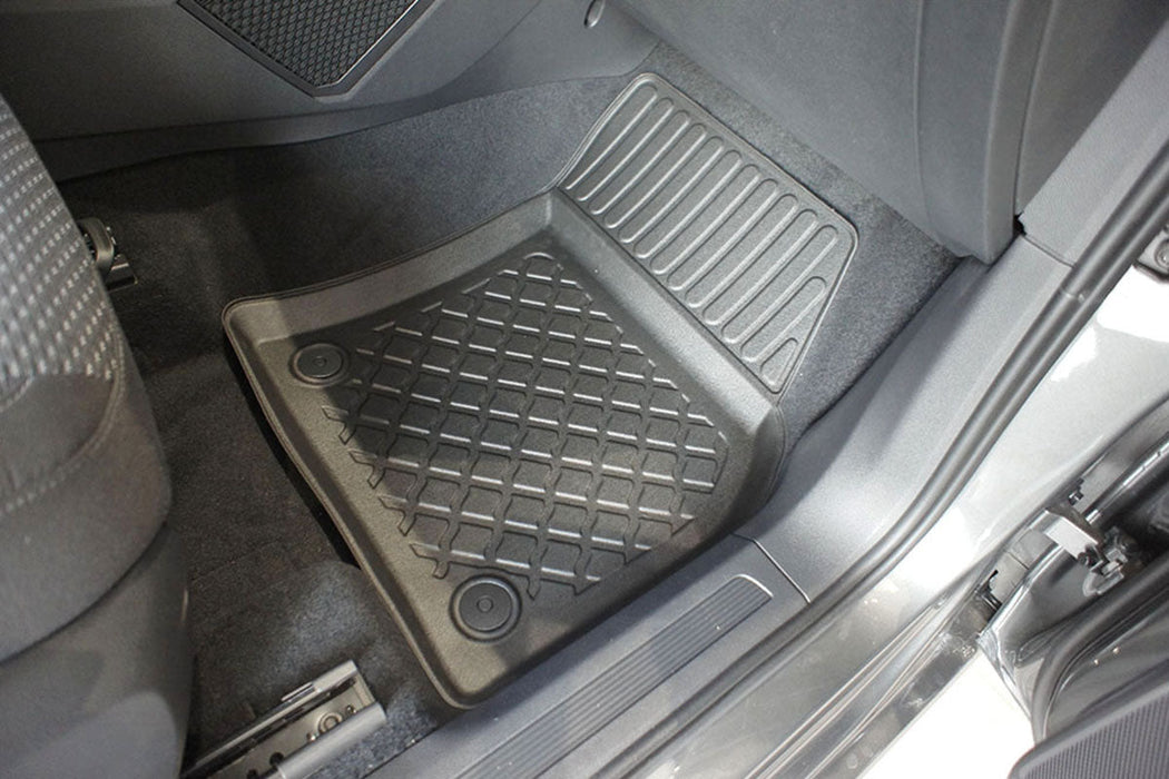 Covorase auto tip tavita Volkswagen Touran II, an fabricatie 09.2015 - prezent, caroserie van 5-7 locuri, fara rand 3