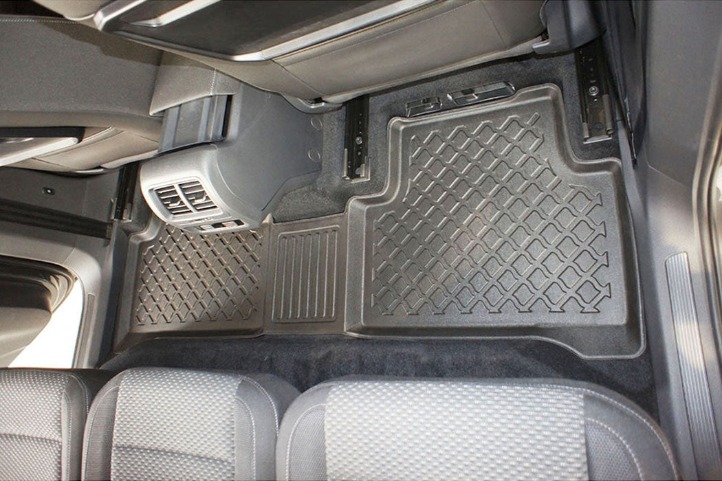 Covorase auto tip tavita Volkswagen Touran II, an fabricatie 09.2015 - prezent, caroserie van 5-7 locuri, fara rand 3