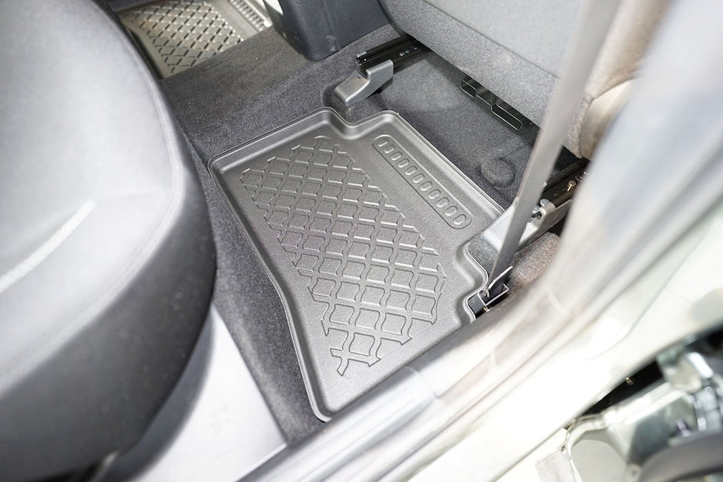 Covorase auto tip tavita Hyundai Tucson IV, an fabricatie 12.2020 - prezent, caroserie suv 48v-hybrid, nu corespunde pentru hev hybrid si plug-in hybrid