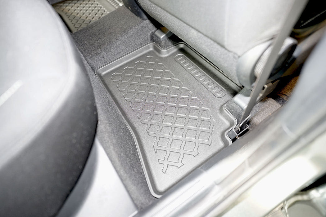 Covorase auto tip tavita Hyundai Tucson IV, an fabricatie 12.2020 - prezent, caroserie suv 48v-hybrid, nu corespunde pentru hev hybrid si plug-in hybrid