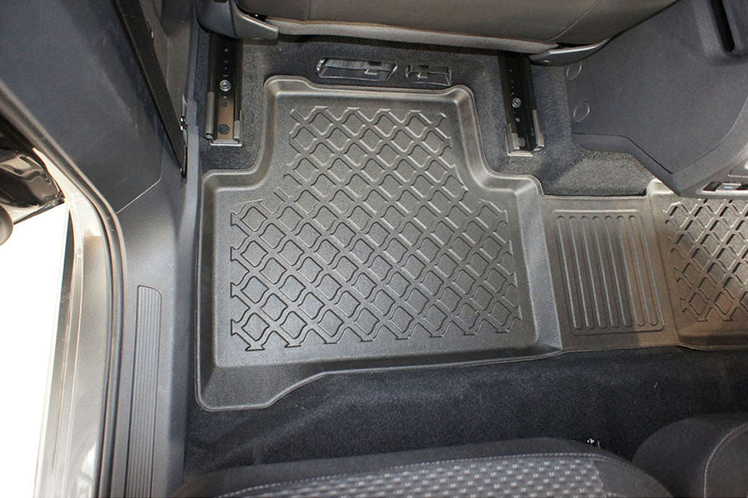 Covorase auto tip tavita Volkswagen Touran II, an fabricatie 09.2015 - prezent, caroserie van 5-7 locuri, fara rand 3