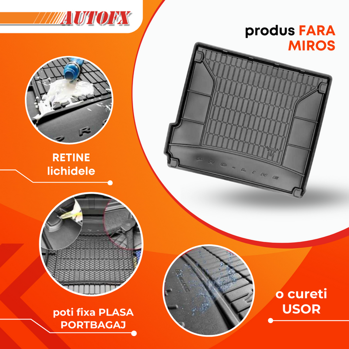 Tavita de portbagaj Renault Laguna III, caroserie Hatchback, fabricatie 07.2007 - 12.2015, fara sistem audio BOSE si cu separatoare pe lateral #1