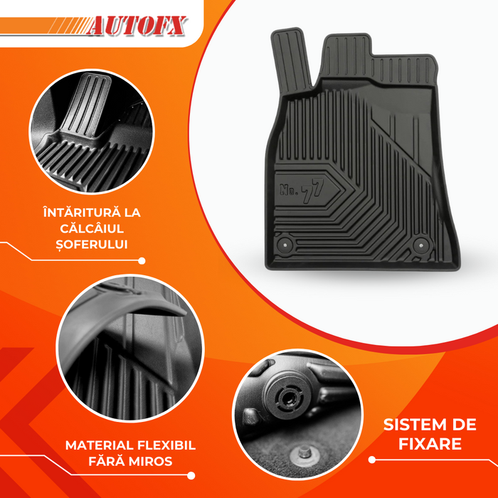 Covorase auto tip tavita Skoda Fabia I fabricatie 2000 - 2007, caroserie sedan #1 - 2