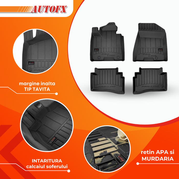 Covorase tip tavita 3D Mercedes Clasa C W205, caroserie Combi, fabricatie 10.2014 - 02.2021 #1