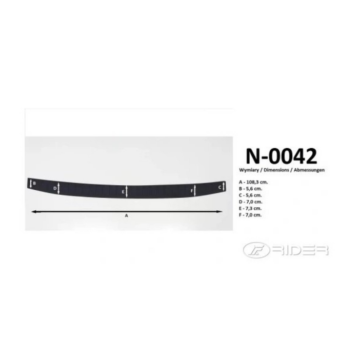 Protecții prag portbagaj din plastic Hyundai Tucson III fabricatie 07.2015 - 09.2020, caroserie suv #1