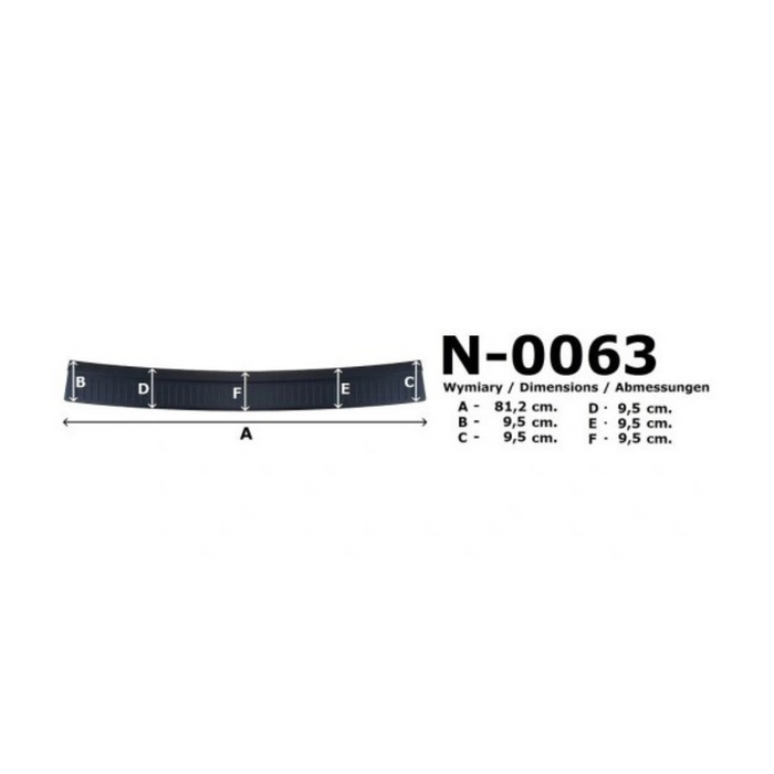 Protecții prag portbagaj din plastic Hyundai I10 III fabricatie 02.2020 - prezent, caroserie hatchback #1