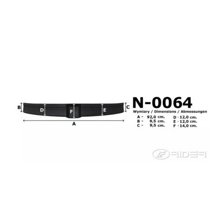 Protecții prag portbagaj din plastic Hyundai I20 III fabricatie 10.2020 - prezent, caroserie hatchback #1