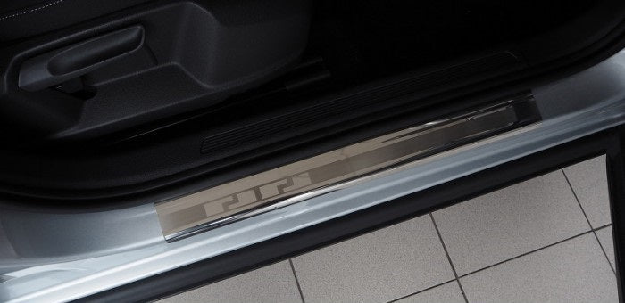 Protectii inox praguri usi Volkswagen T-Cross, caroserie SUV, fabricatie 04.2019 - prezent #1