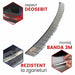 Protectie inox prag portbagaj Volkswagen Passat B8, caroserie Combi, fabricatie 12.2014 - prezent - 3