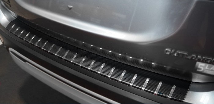 Protectie inox prag portbagaj Mitsubishi Outlander III PHEV, caroserie SUV, fabricatie 2020 - prezent, #1